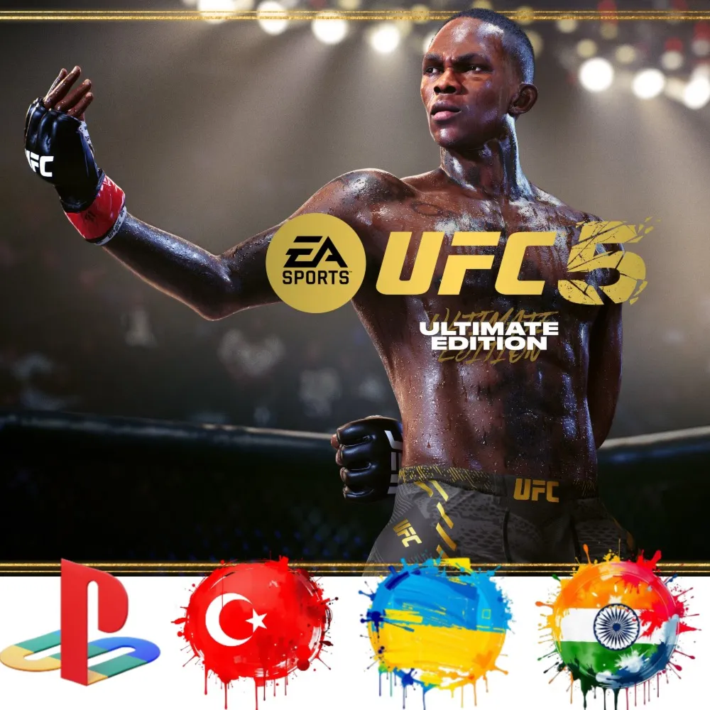 UFC 5 Ultimate Edition PS5/PS/UFC5/ Акция PS Plus/Турция/Украина/Индия