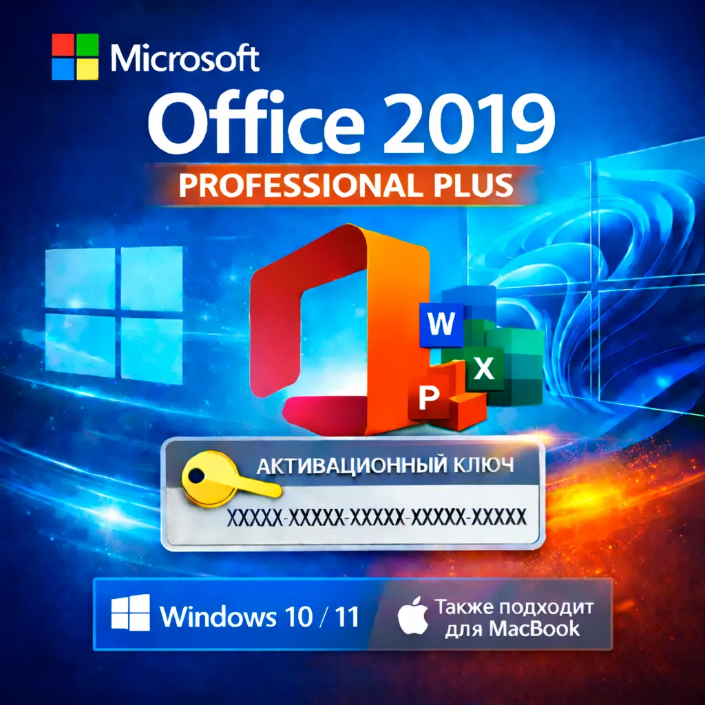 Ключ активации для Office 2019 Professional Plus (WINDOWS И MAC)