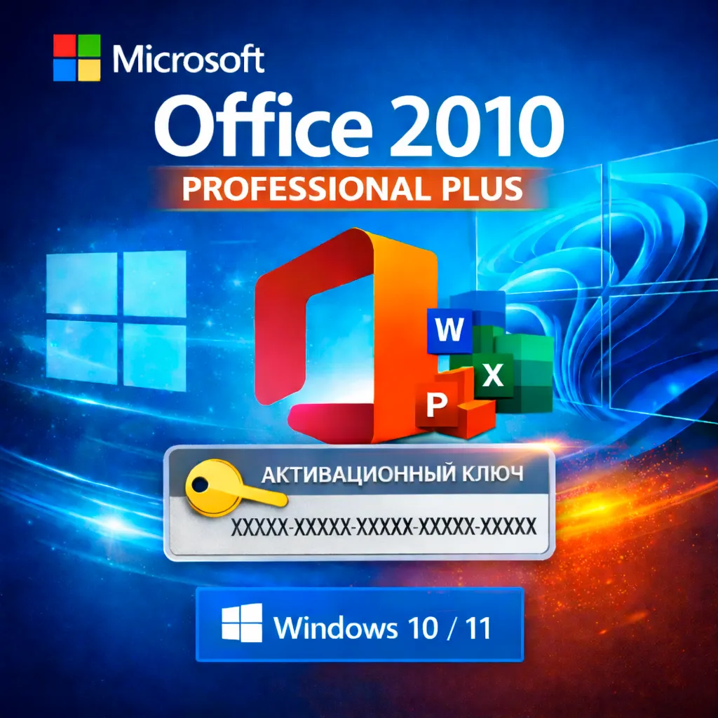 Ключ активации для Office 2010 Professional Plus