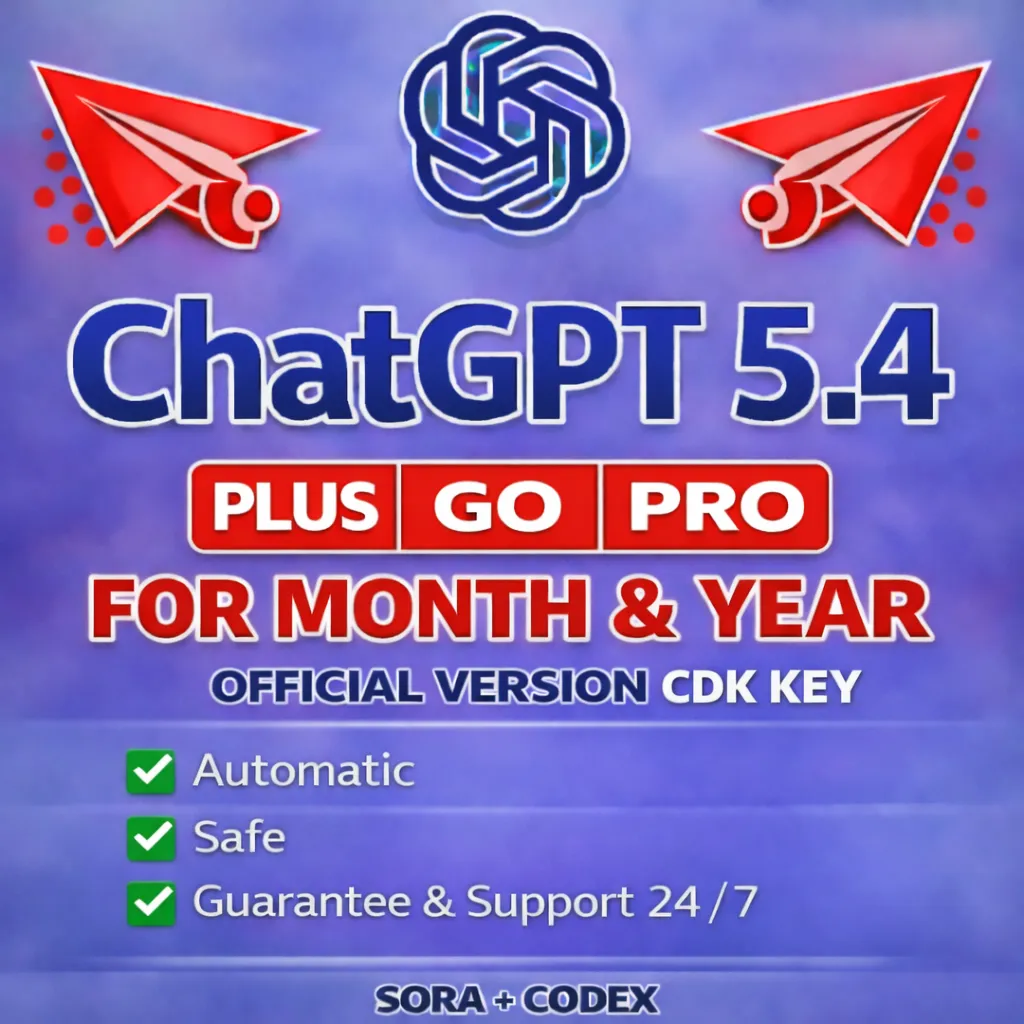 ChatGPT CDK CODE / KEY PLUS PRO GO SORA + CODEX АВТОВЫДАЧА / ОПТОВЫЕ ПОСТАВКИ