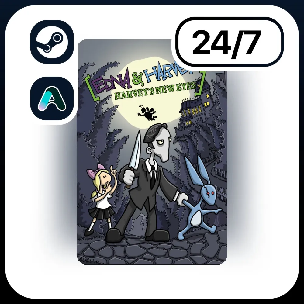 АВТО EDNA & HARVEY: HARVEY'S NEW EYES \ STEAM ПОДАРКОМ ДЛЯ KZ | RU | UA | CIS 24/7