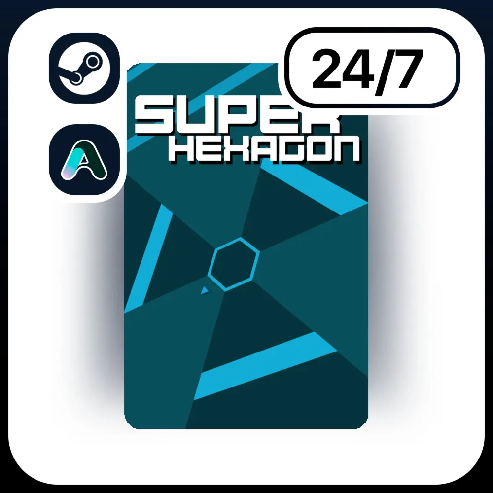 АВТО SUPER HEXAGON \ STEAM ПОДАРКОМ ДЛЯ KZ | RU | UA | CIS 24/7