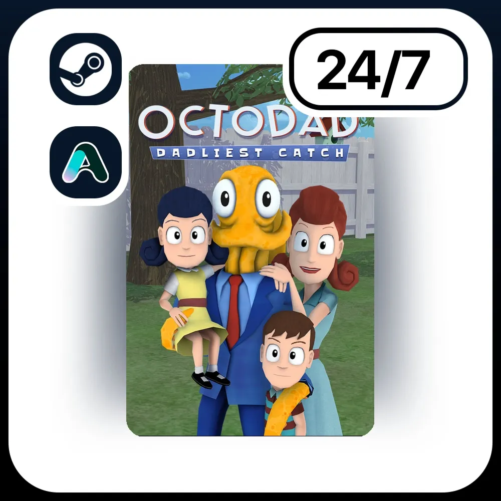 АВТО OCTODAD: DADLIEST CATCH \ STEAM ПОДАРКОМ ДЛЯ KZ | RU | UA | CIS 24/7