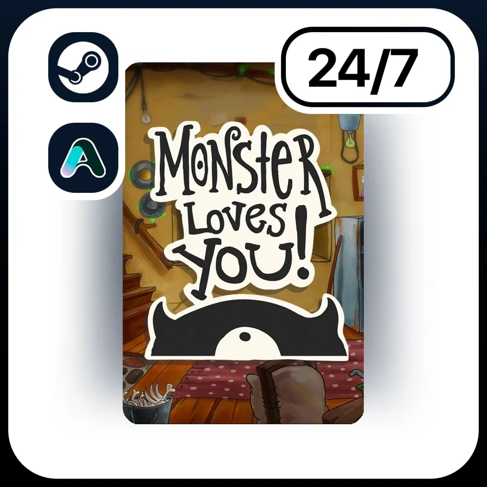 АВТО MONSTER LOVES YOU! \ STEAM ПОДАРКОМ ДЛЯ KZ | RU | UA | CIS 24/7