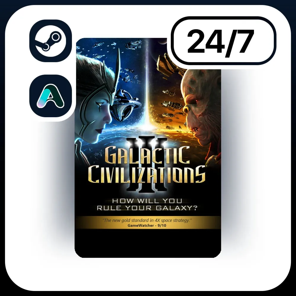 АВТО GALACTIC CIVILIZATIONS III \ STEAM ПОДАРКОМ ДЛЯ KZ | RU | UA | CIS 24/7