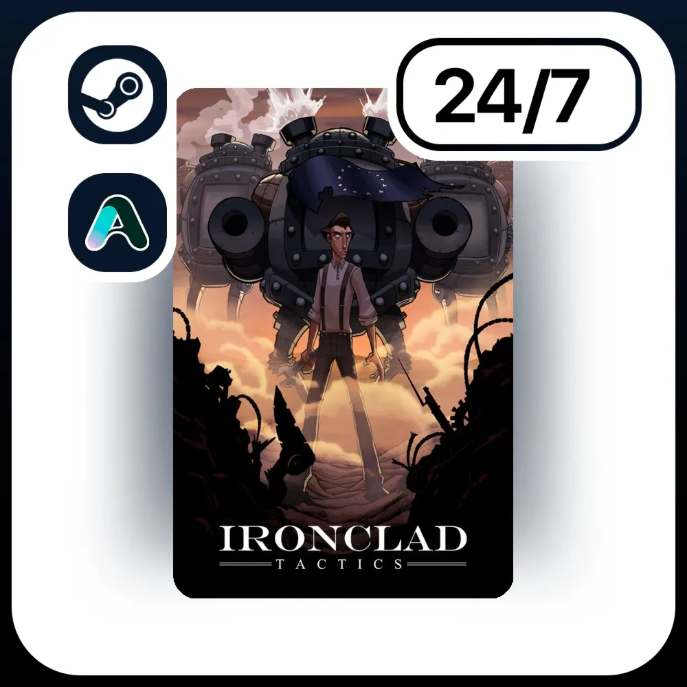 АВТО IRONCLAD TACTICS \ STEAM ПОДАРКОМ ДЛЯ KZ | RU | UA | CIS 24/7