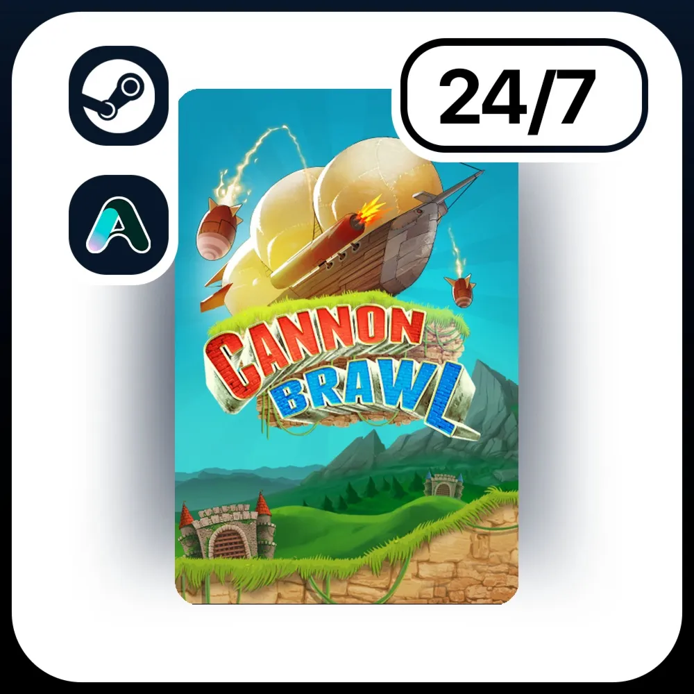 АВТО CANNON BRAWL \ STEAM ПОДАРКОМ ДЛЯ KZ | RU | UA | CIS 24/7