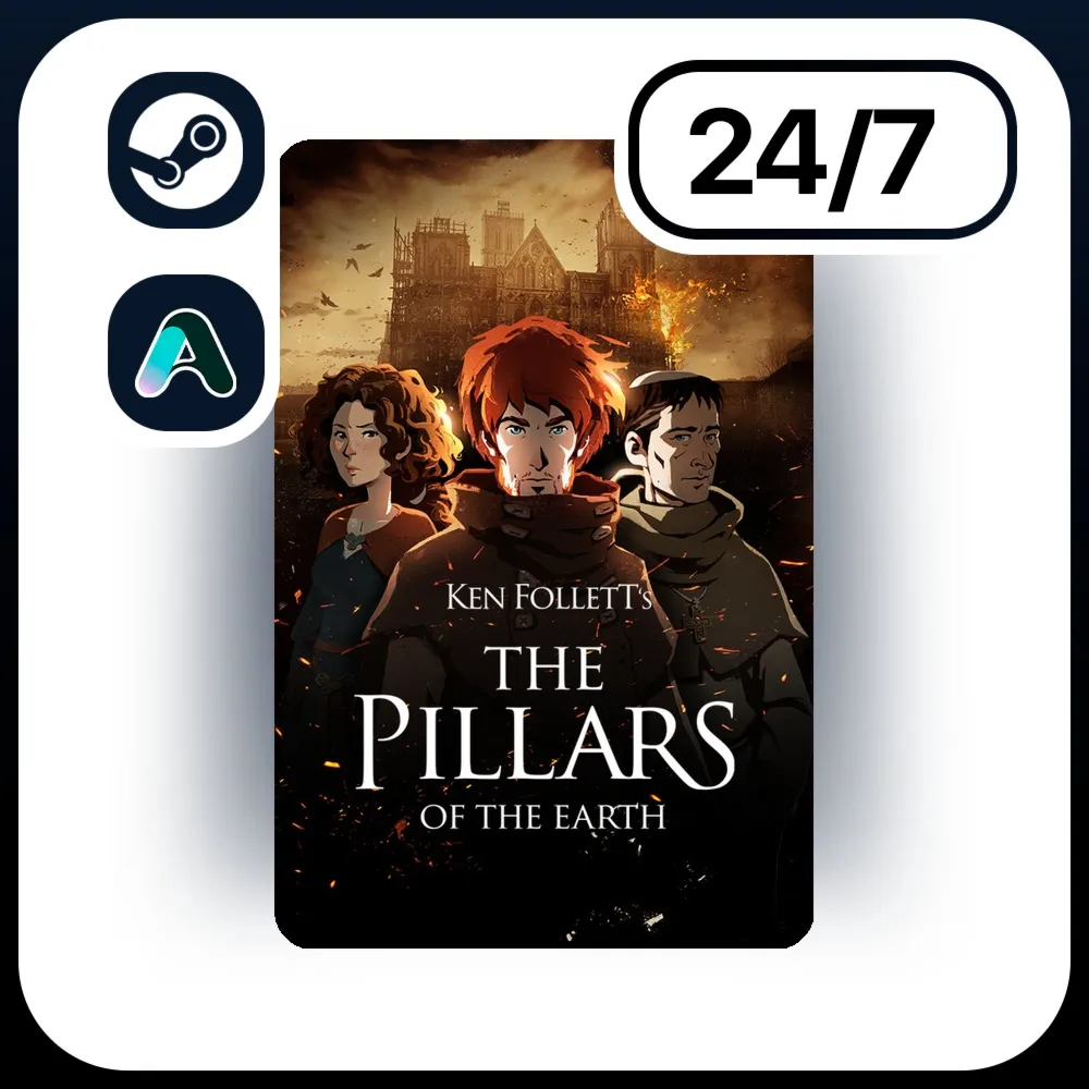 АВТО KEN FOLLETT'S THE PILLARS OF THE EARTH \ STEAM ПОДАРКОМ ДЛЯ KZ | RU | UA | CIS 2