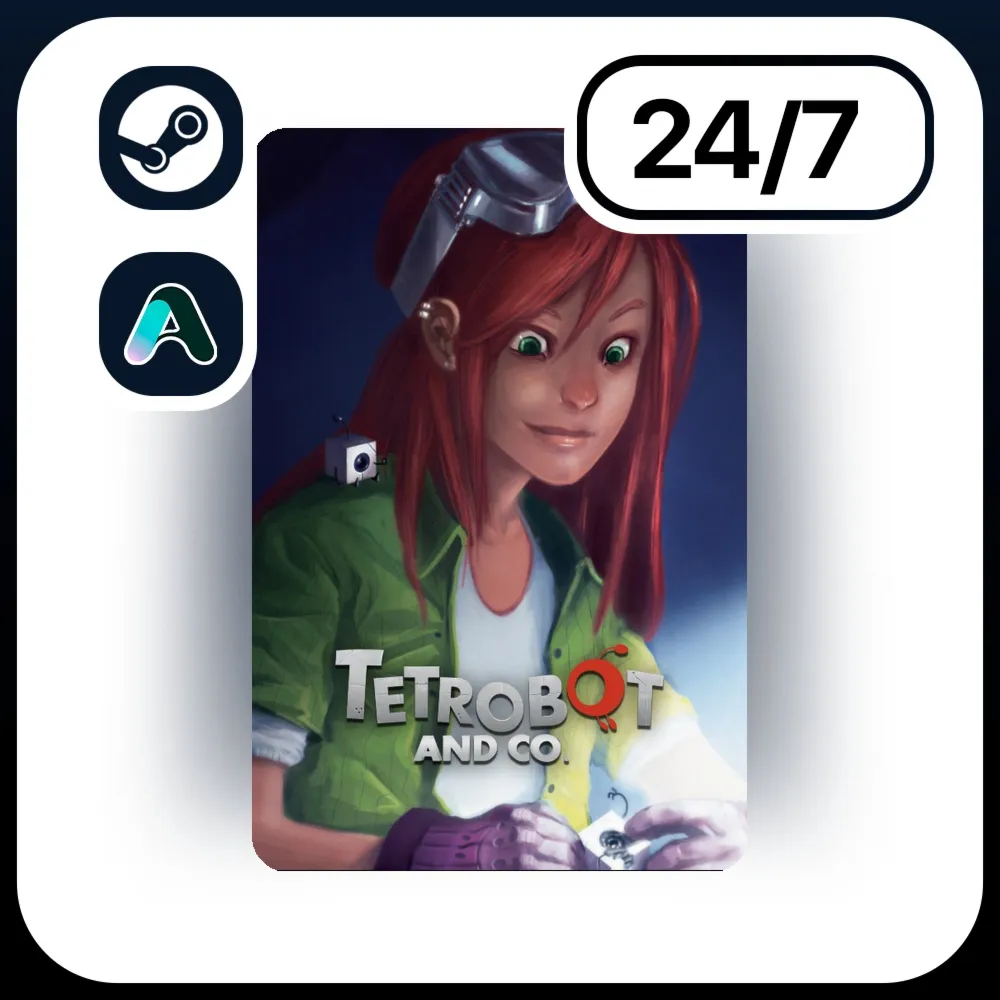 АВТО TETROBOT AND CO. \ STEAM ПОДАРКОМ ДЛЯ KZ | RU | UA | CIS 24/7