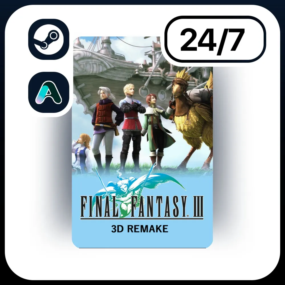 АВТО FINAL FANTASY III (3D REMAKE) \ STEAM ПОДАРКОМ ДЛЯ KZ | UA | CIS 24/7