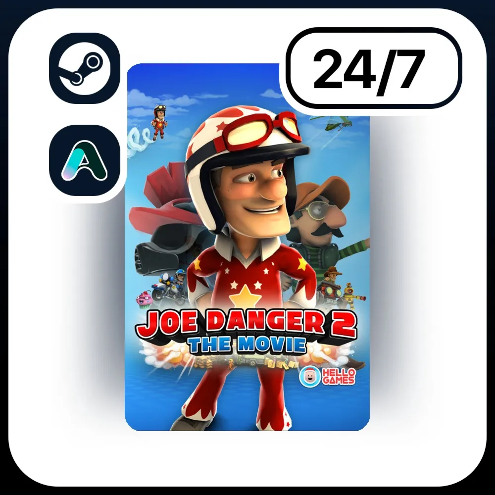 АВТО JOE DANGER 2: THE MOVIE \ STEAM ПОДАРКОМ ДЛЯ KZ | RU | UA | CIS 24/7