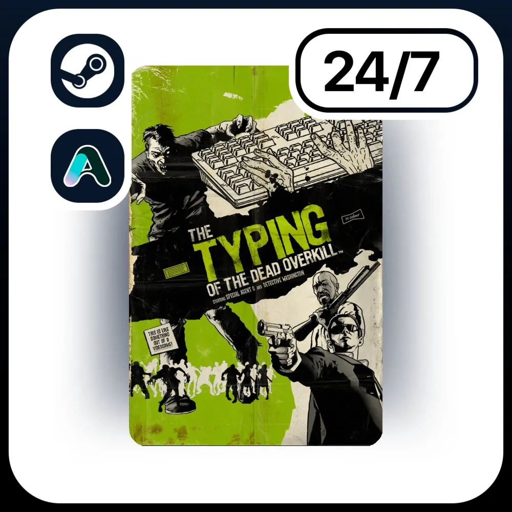 АВТО THE TYPING OF THE DEAD: OVERKILL \ STEAM ПОДАРКОМ ДЛЯ KZ | UA | CIS 24/7