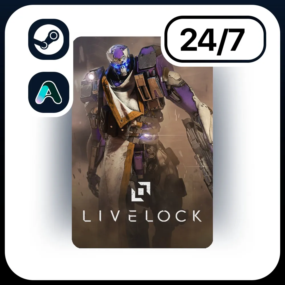 АВТО LIVELOCK \ STEAM ПОДАРКОМ ДЛЯ KZ | RU | UA | CIS 24/7