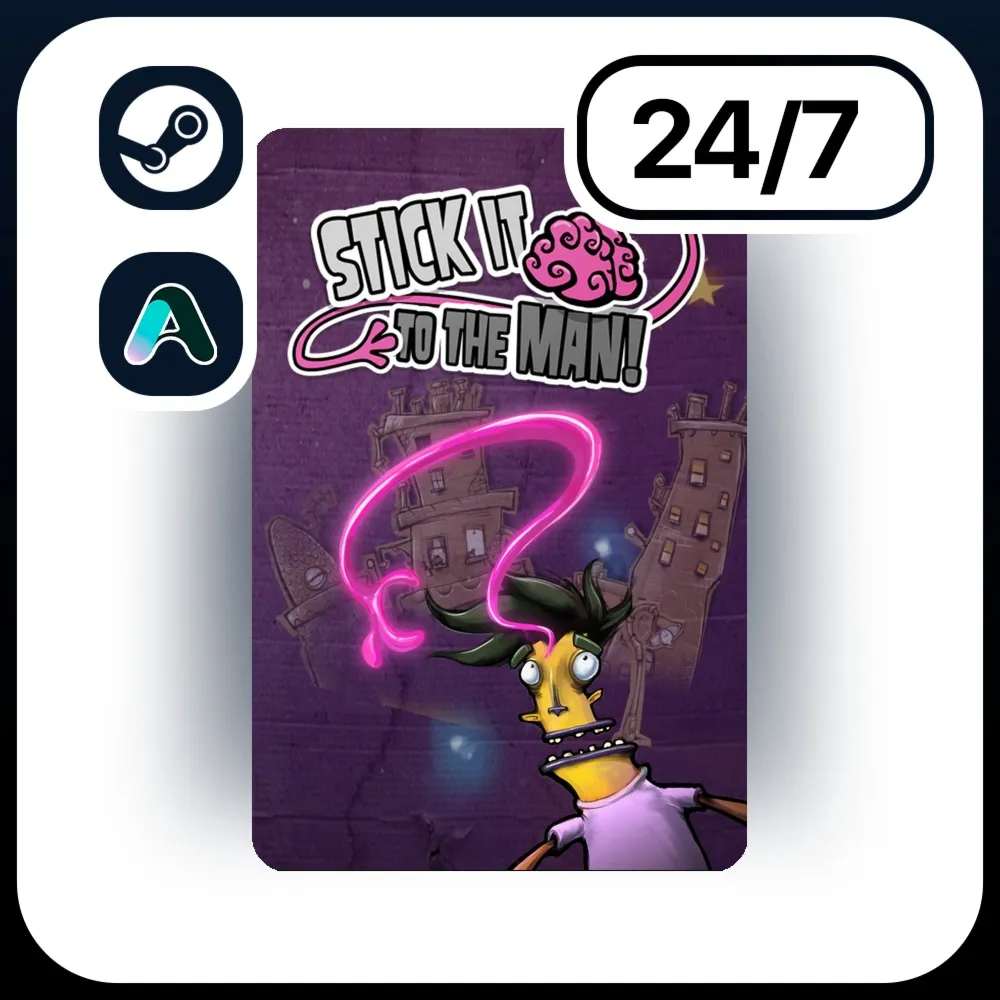 АВТО STICK IT TO THE MAN! \ STEAM ПОДАРКОМ ДЛЯ KZ | RU | UA | CIS 24/7