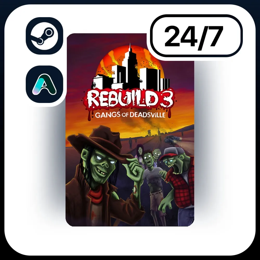 АВТО REBUILD 3: GANGS OF DEADSVILLE \ STEAM ПОДАРКОМ ДЛЯ KZ | RU | UA | CIS 24/7
