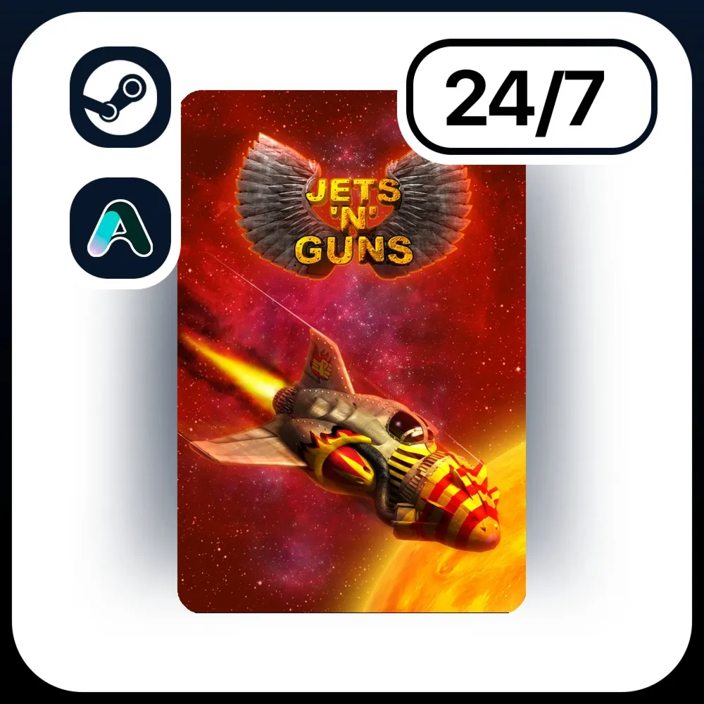 АВТО JETS'N'GUNS GOLD \ STEAM ПОДАРКОМ ДЛЯ KZ | RU | UA | CIS 24/7