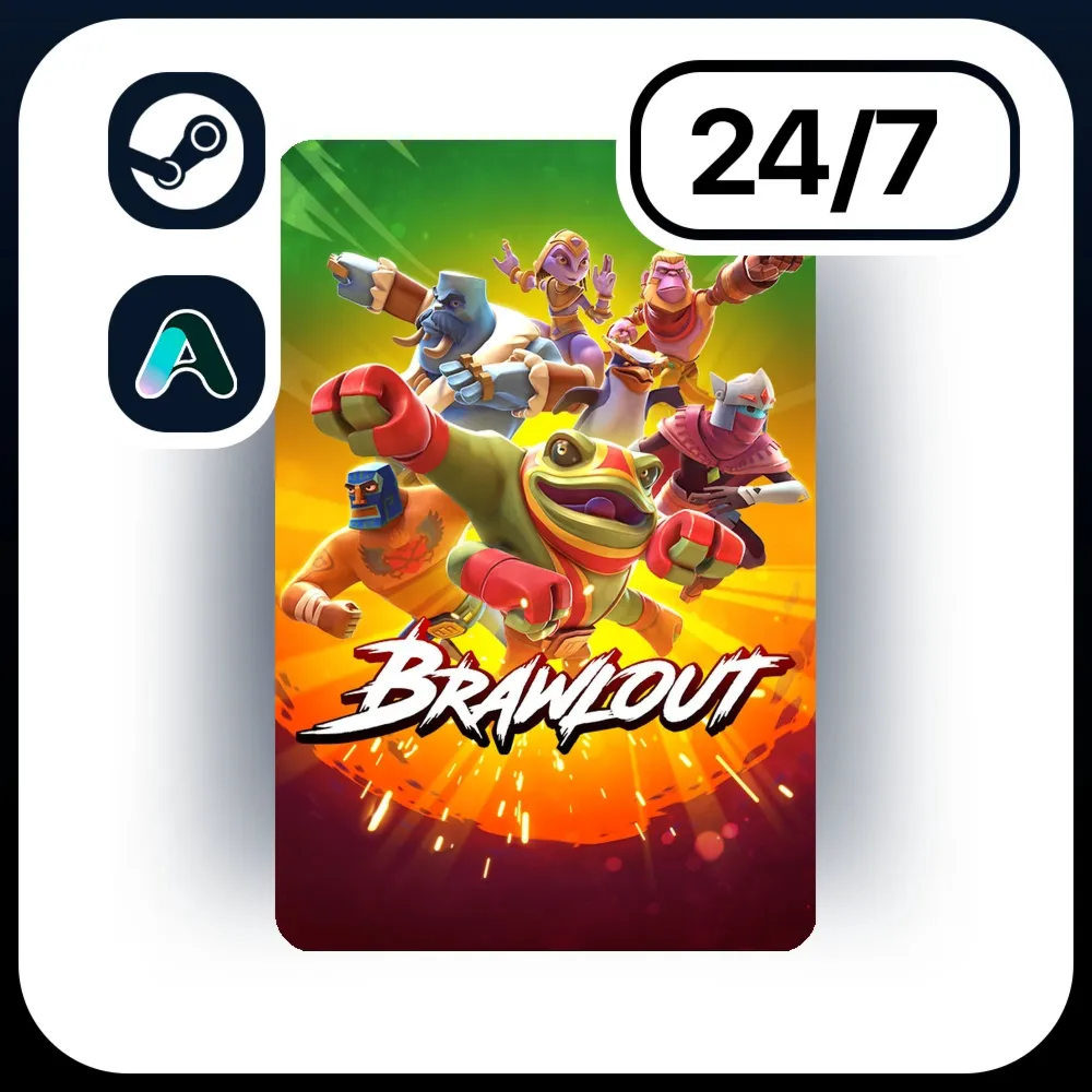 АВТО BRAWLOUT \ STEAM ПОДАРКОМ ДЛЯ KZ | RU | UA | CIS 24/7