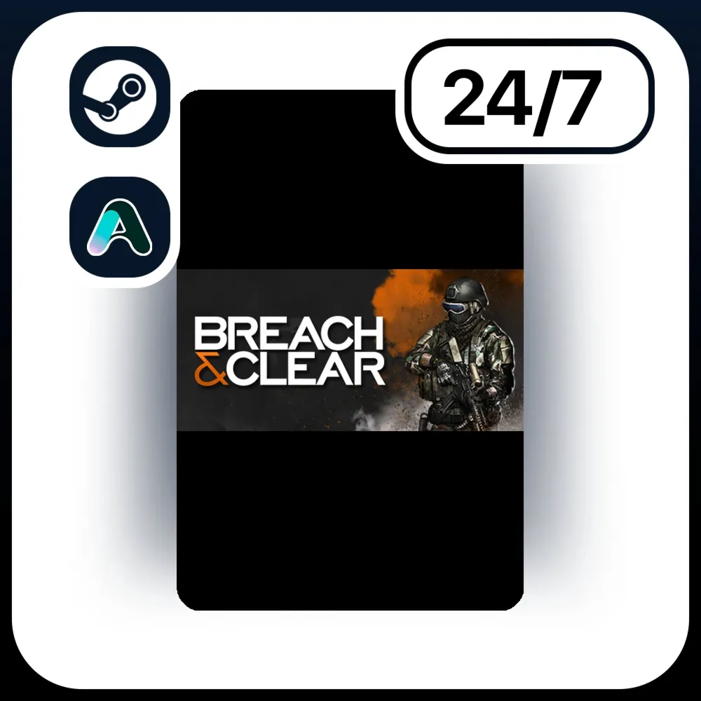 АВТО BREACH & CLEAR \ STEAM ПОДАРКОМ ДЛЯ KZ | RU | UA | CIS 24/7