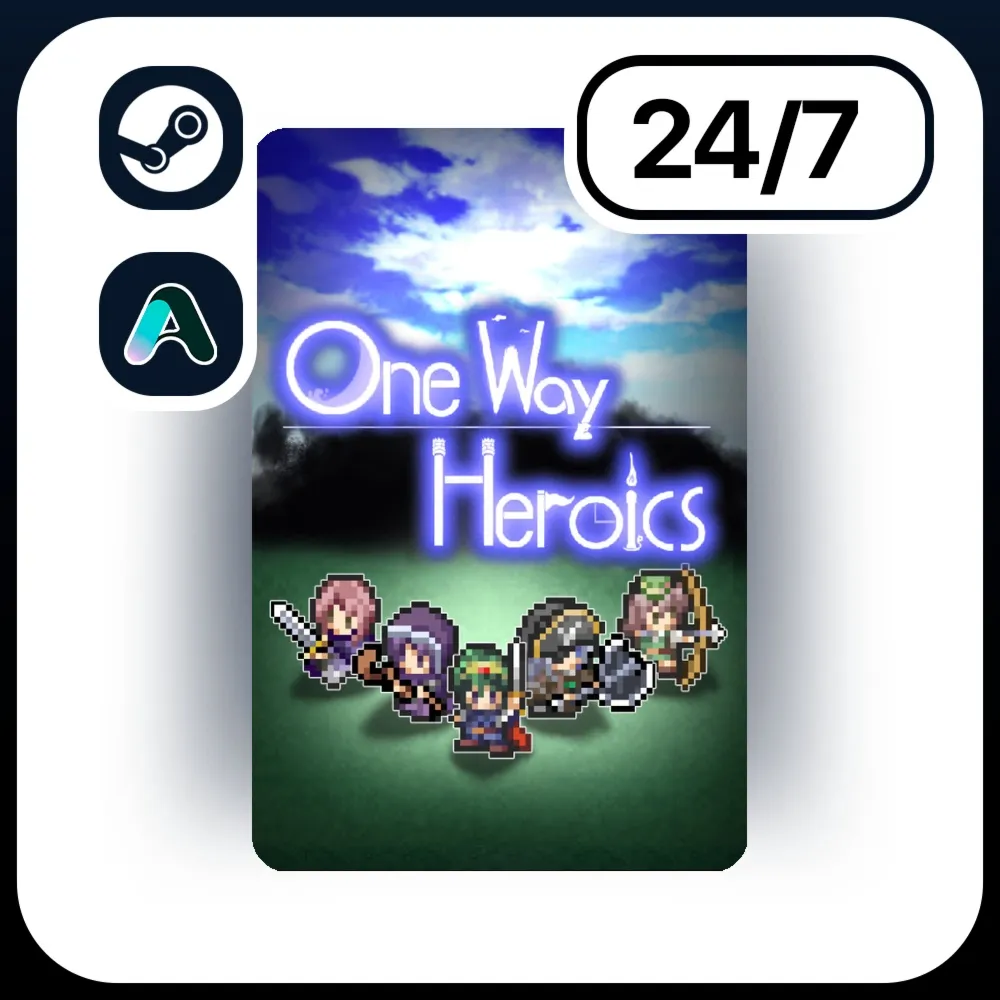 АВТО ONE WAY HEROICS \ STEAM ПОДАРКОМ ДЛЯ KZ | RU | UA | CIS 24/7