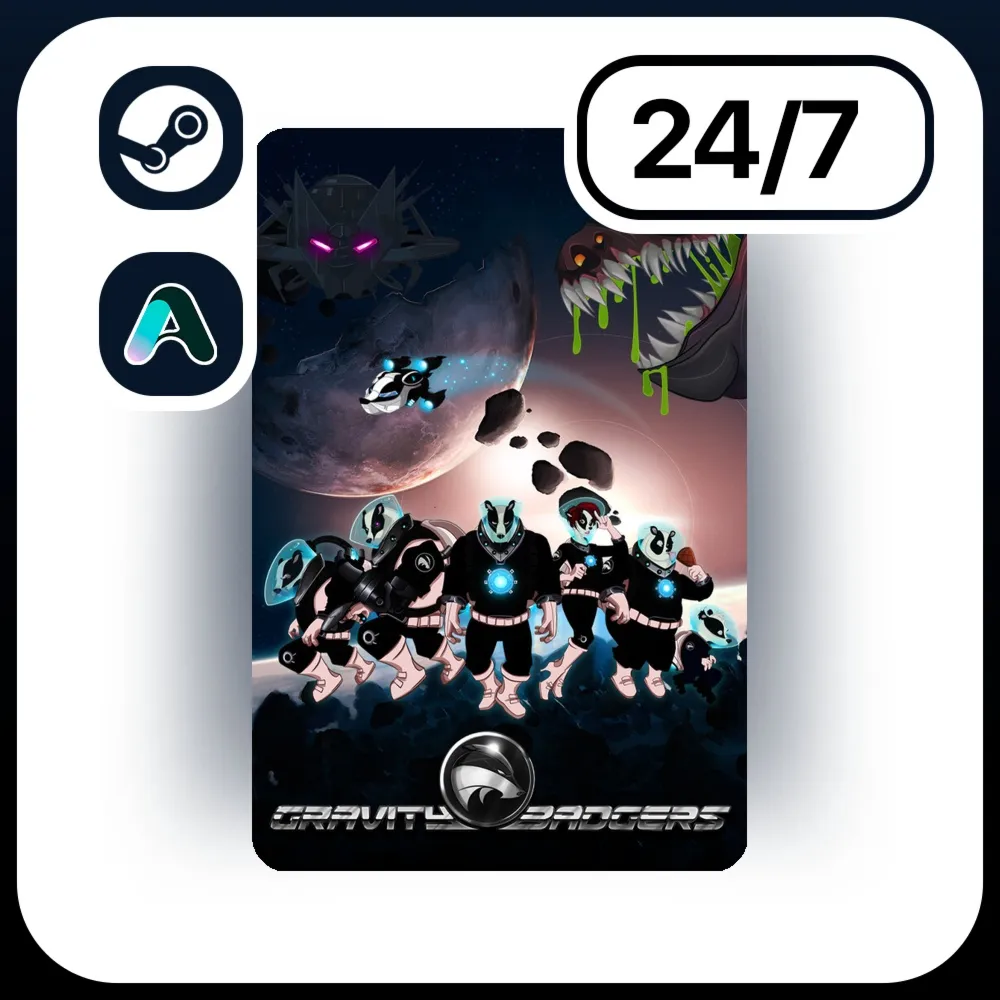 АВТО GRAVITY BADGERS \ STEAM ПОДАРКОМ ДЛЯ KZ | RU | UA | CIS 24/7