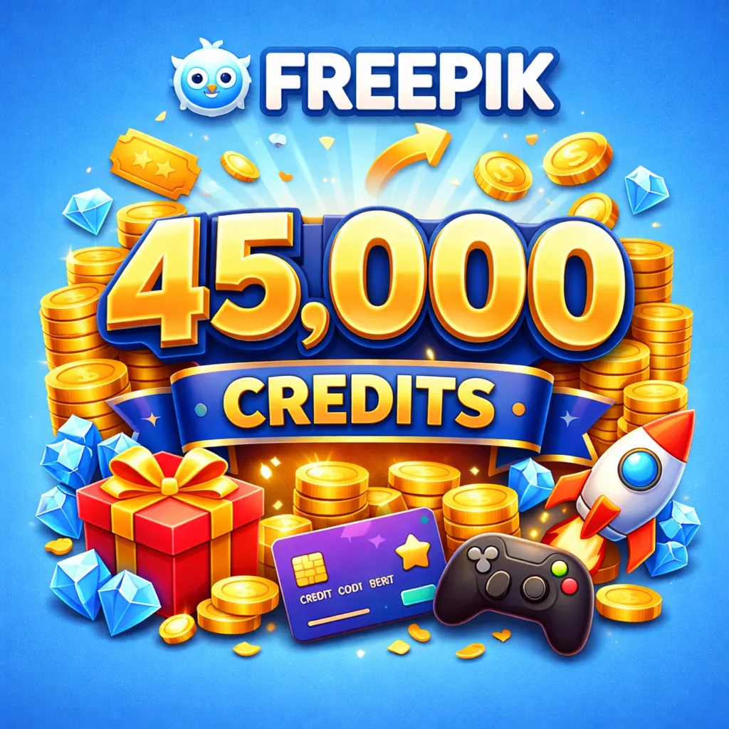 Freepik Premium Фрипик на Ваш аккаунт 45000 кредитов бессрочно