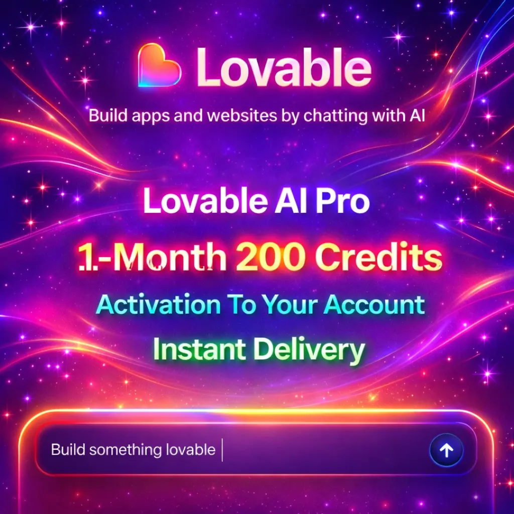 Lovable AI Pro – 200 Credits
