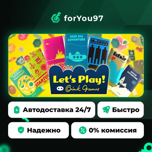 Let's Play! Oink Games · Steam Gift · АВТОДОСТАВКА