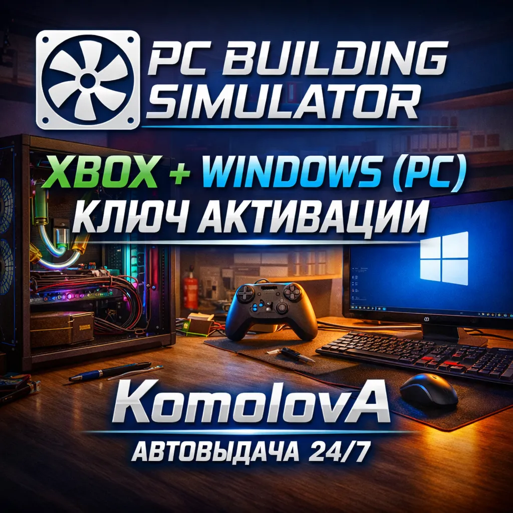  PC Building Simulator  XBOX + WINDOWS (PC) КЛЮЧ+