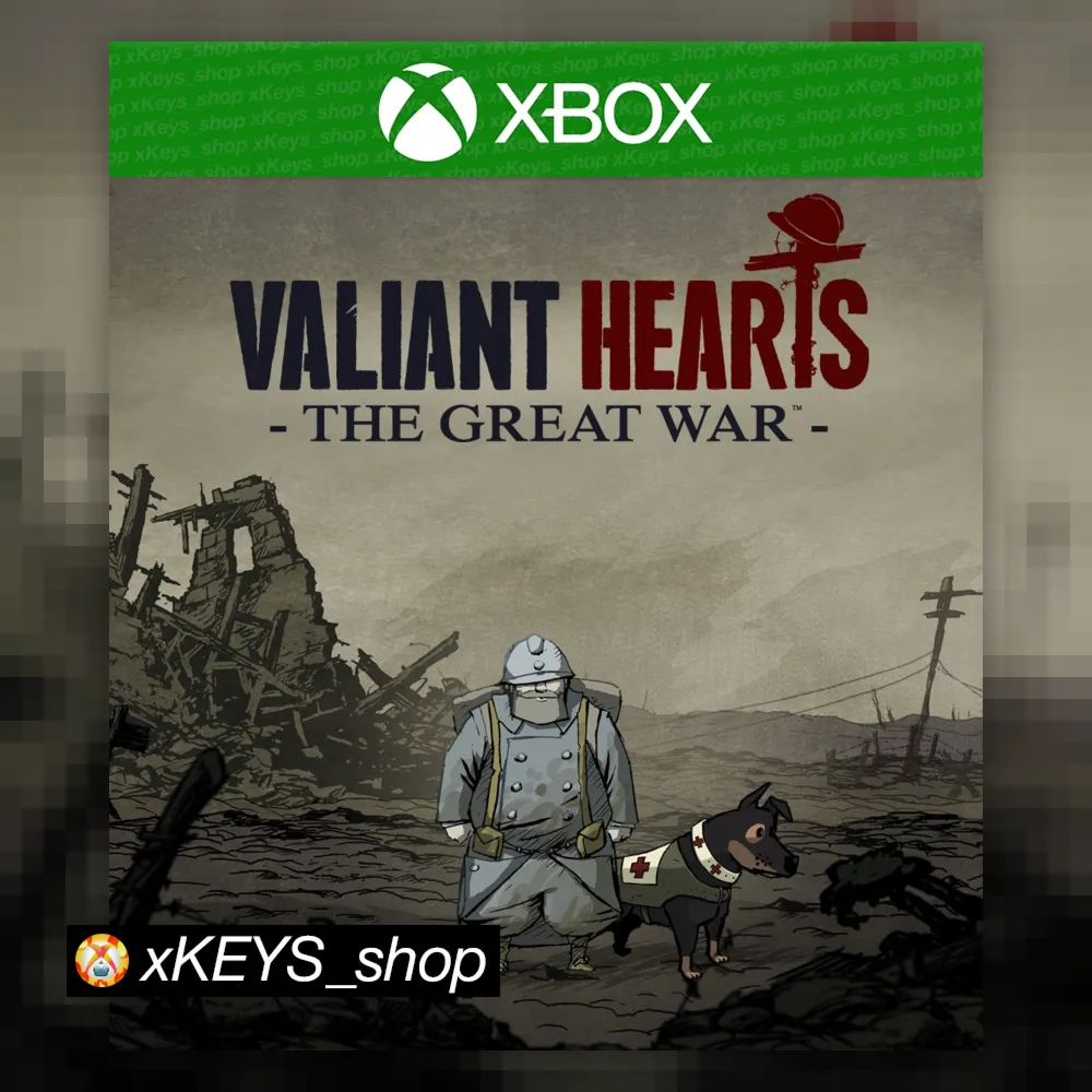 ️ Valiant Hearts: The Great War XBOX КОД КЛЮЧ