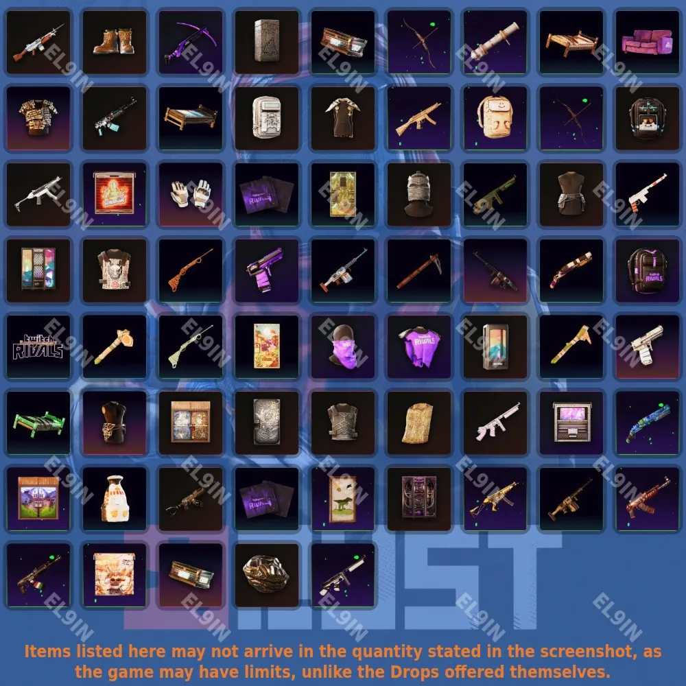 🏆Rust⚜️Твич Дропсы🌌68 предметов + 🎁