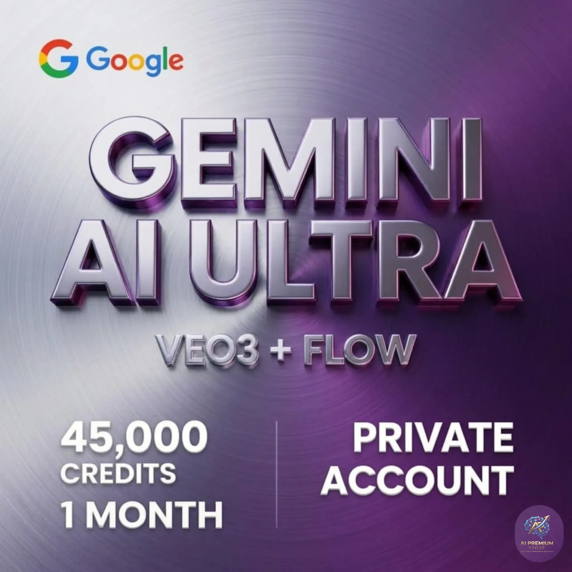 Gemini AI ULTRA | Veo3 + FLOW | 25000 AI Кредитов | Гарантия 25 дней | Премиум доступ