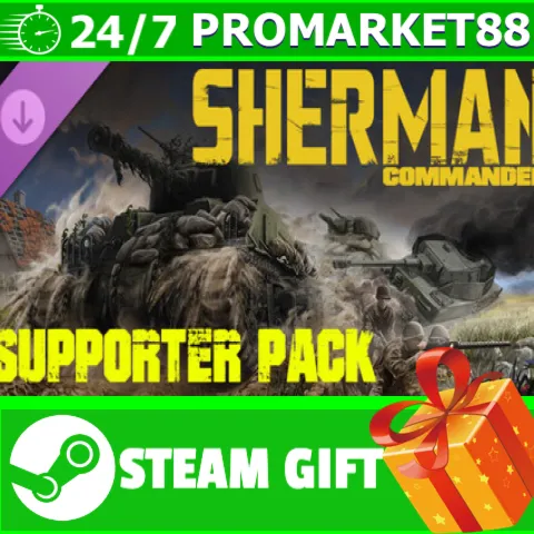 ️ВСЕ СТРАНЫ️ Sherman Commander - Supporter Pack STEAM