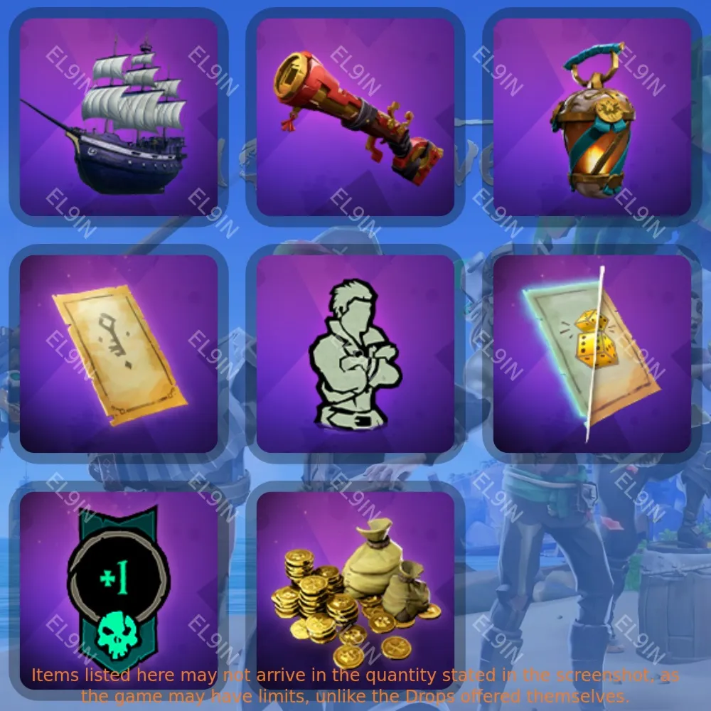 ????Sea of ThievesТвич Дропсы8 предметов + 