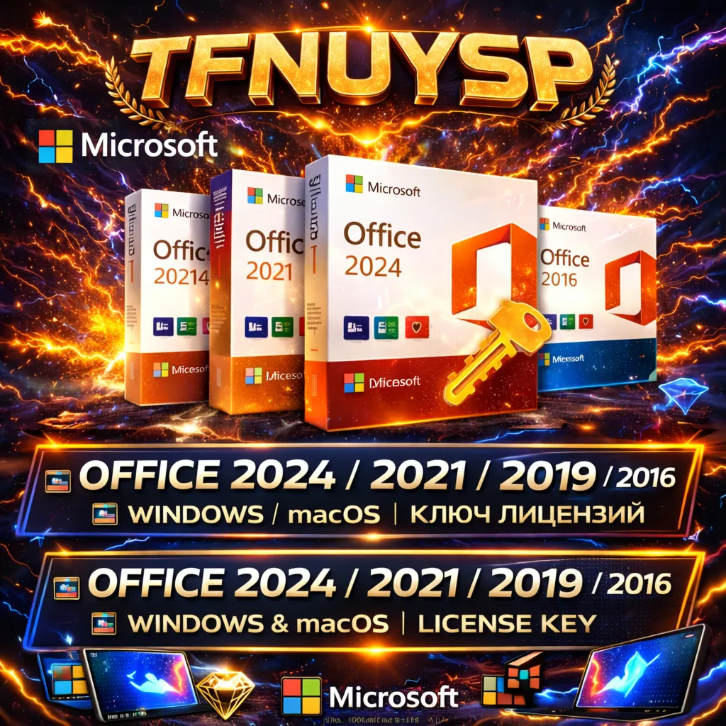 💻 Office 2024 / 2021 / 2019 / 2016 | Windows / macOS | Ключ Лицензии