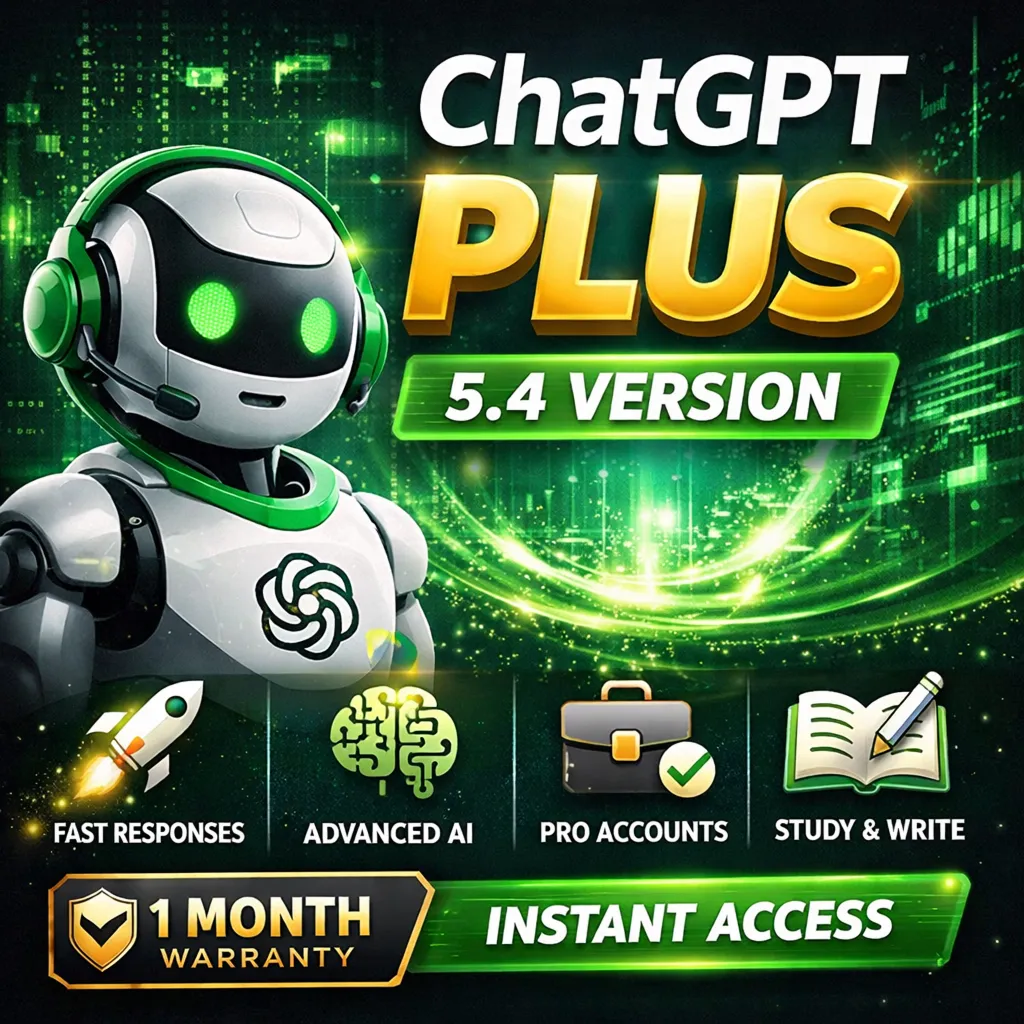 ChatGPT 5 PLUS 1 MONTH - PERSONAL ACCOUNT