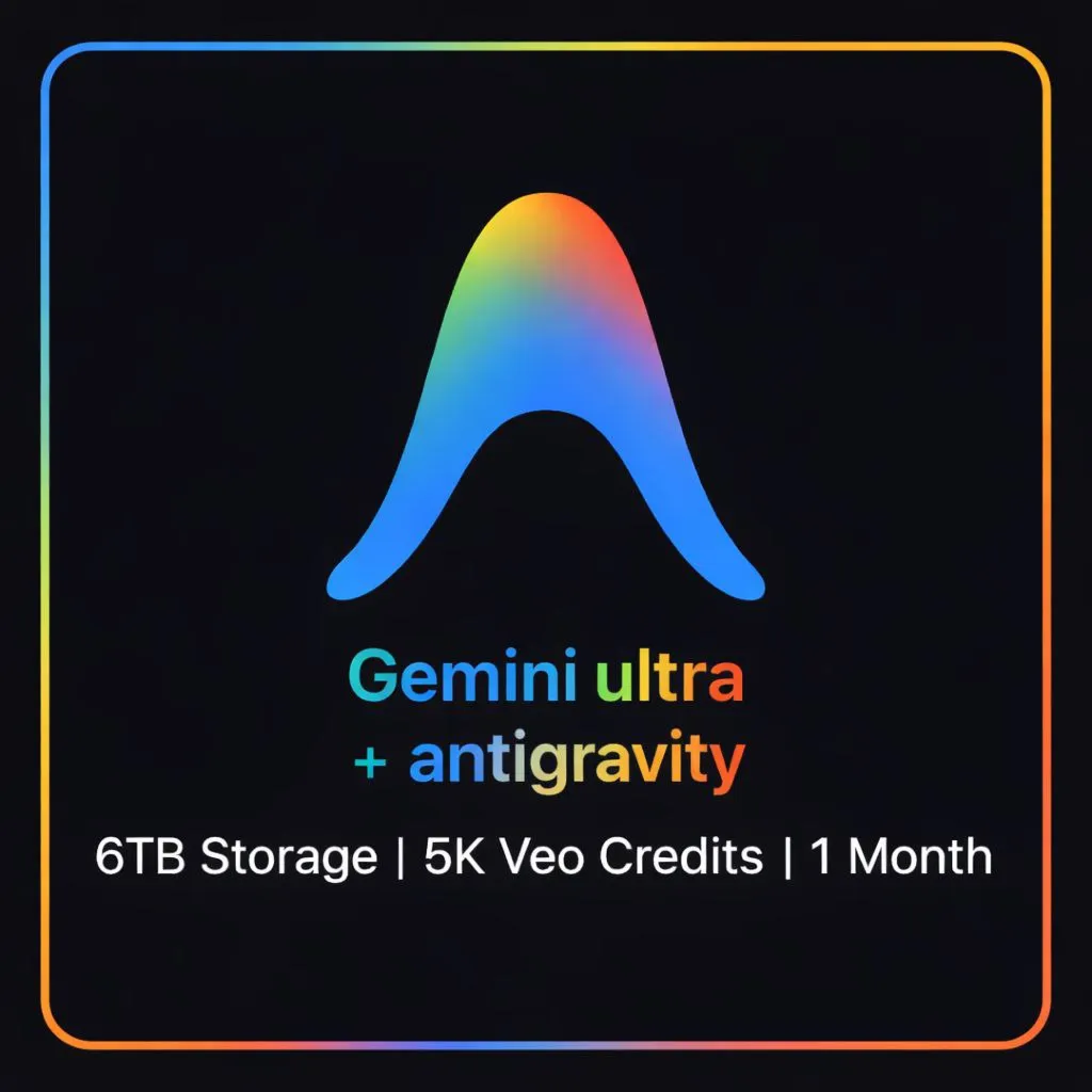 Gemini Ultra + Antigravity – 6 ТБ хранилища | 5000 кредитов Veo | 1 месяц