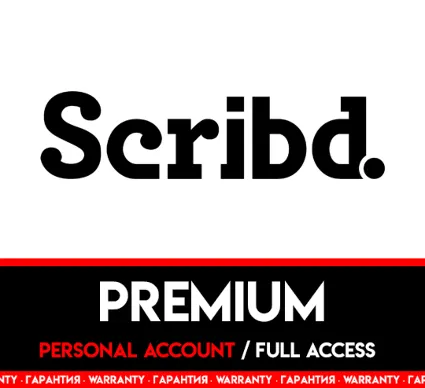SCRIBD / 1 МЕСЯЦ / ПОЛНЫЙ ДОСТУП / СКРИБД / ГАРАНТИЯ