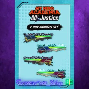 ️MY HERO ACADEMIA All’s Justice - 7 HUD Banners Set XBOX DLC