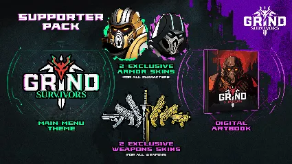 ️ВСЕ СТРАНЫ+РОССИЯ️ Grind Survivors: Supporter Pack