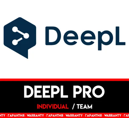 DEEPL PRO / API FREE / 1 МЕСЯЦ / ПОЛНЫЙ ДОСТУП / ДИПЛ ПРО / INDIVIDUAL / TEAM