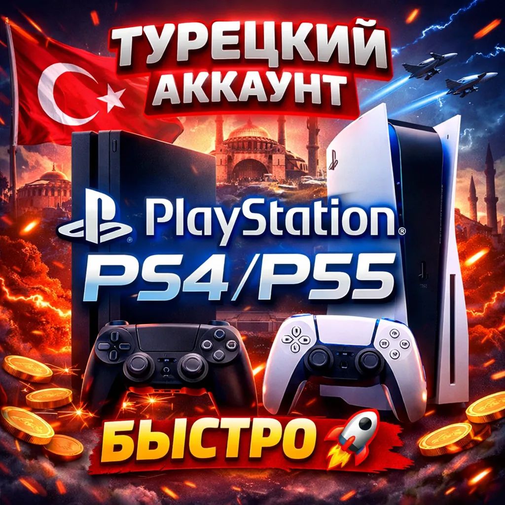 Турецкий аккаунт ???????? Плейстейшн Быстро 