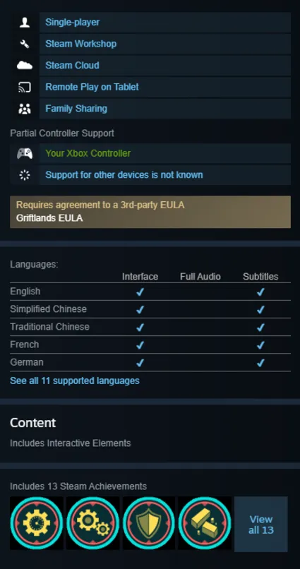 STEAM KEY - Griftlands - [РФ + REGION FREE/GLOBAL] - Автодоставка