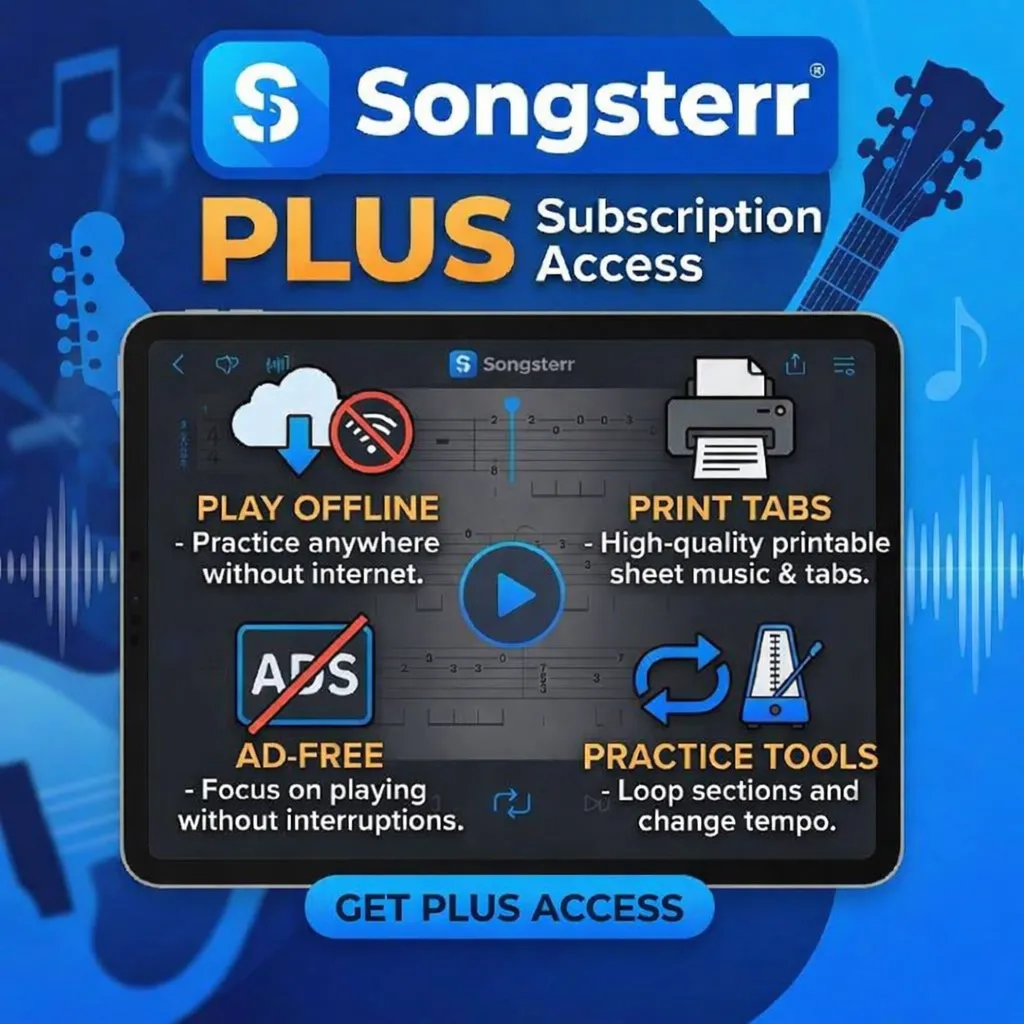 Songsterr Plus | 1 месячная подписка на ваш аккаунт