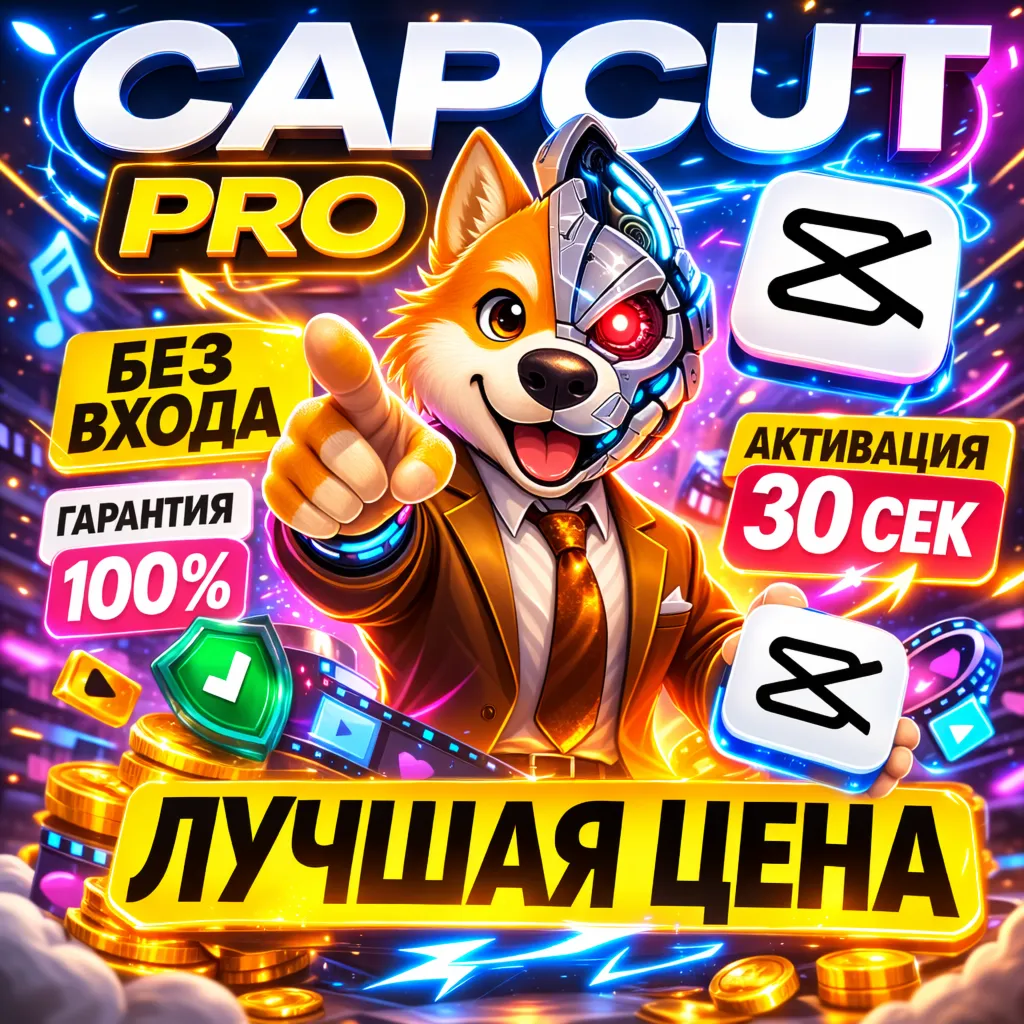CapCut Pro 30 Дней | Мгновенная Доставка