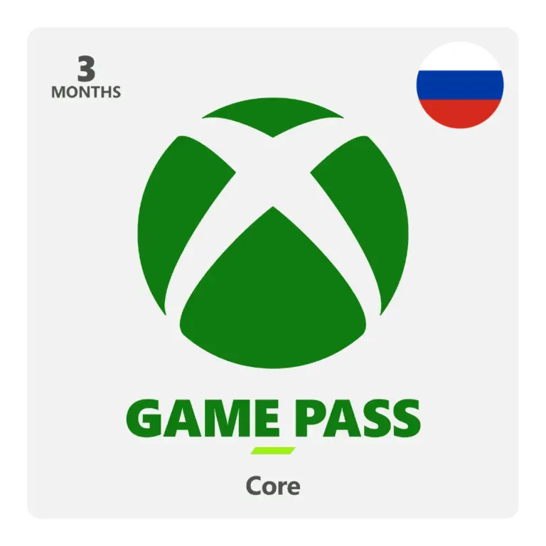 Подписка XBOX GAME PASS CORE на 3 месяца - Россия
