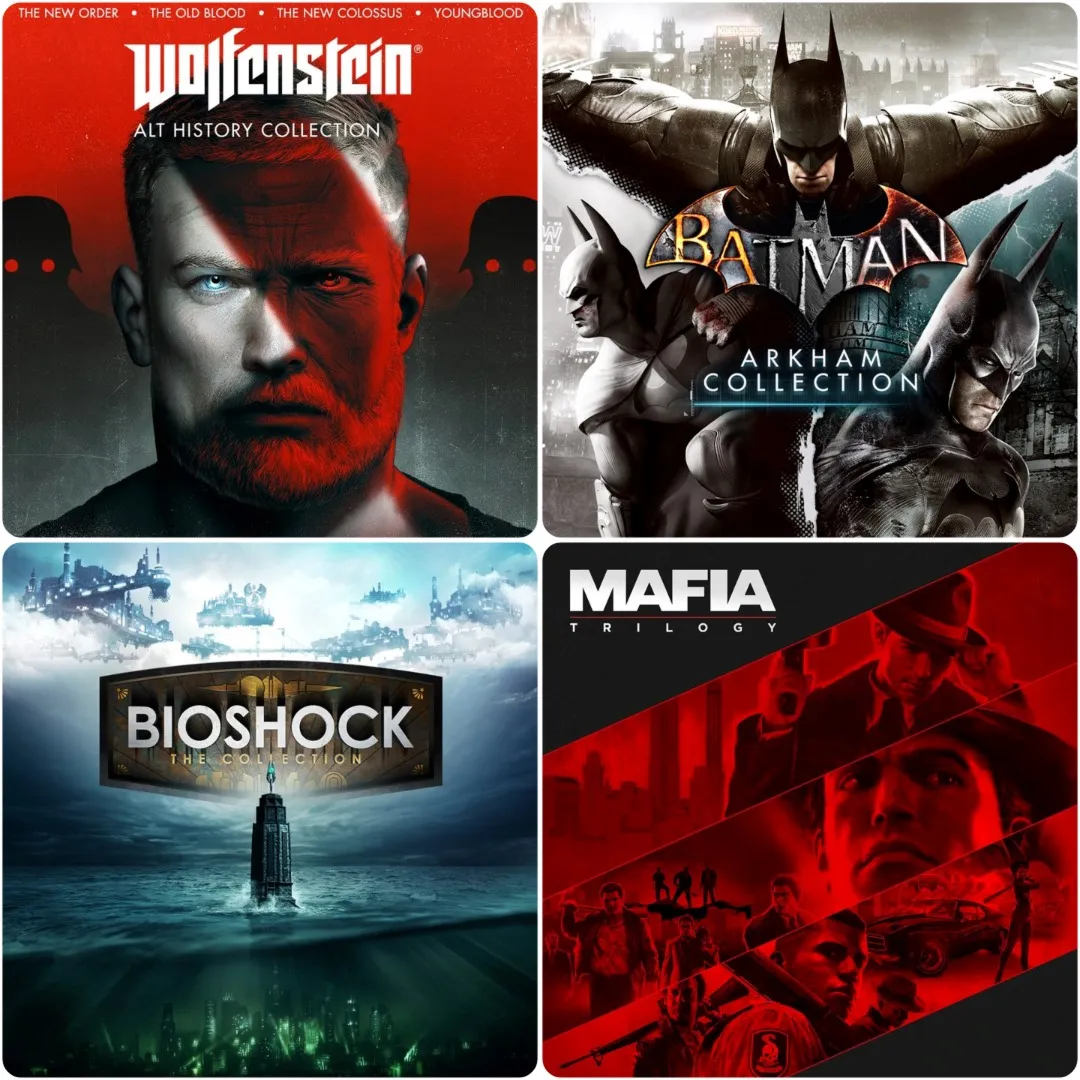 ✅ Сборник [14 Игр] Wolfenstein + Batman + Mafia + BioShock и Еще | Xbox One & Series