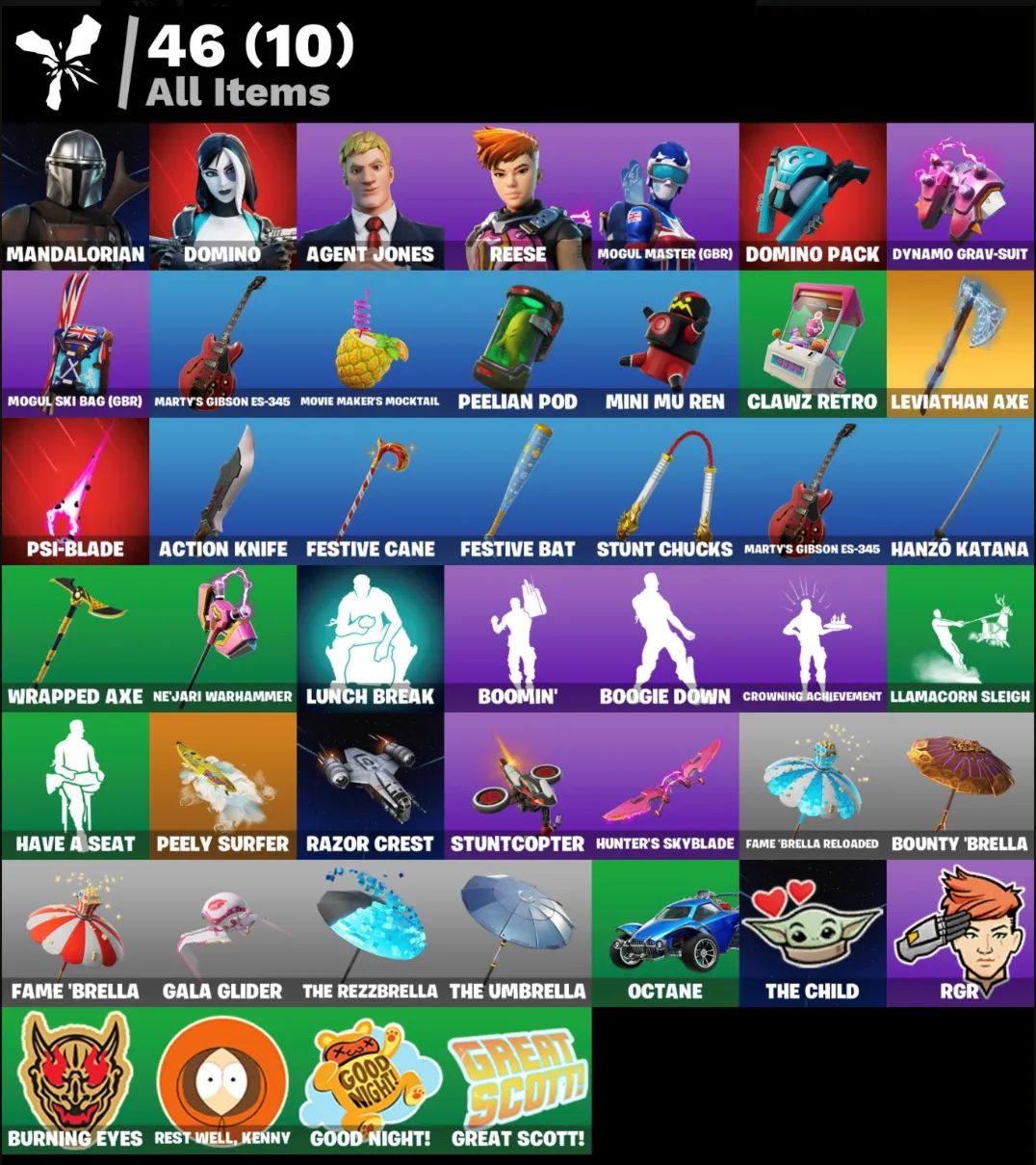 FN (ALL PLATFORMS) Leviathan Axe |СМЕНА ПОЧТЫ | 5 skins (2 paid) | 500 VB