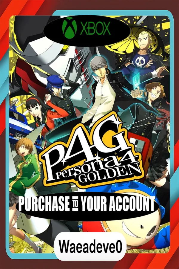 Persona 4 Golden Xbox – Purchase for Your Account