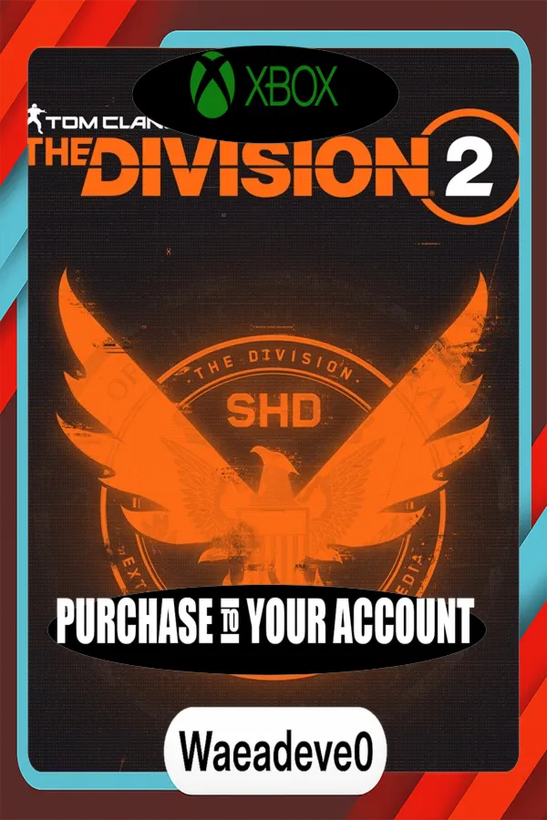 Tom Clancy's The Division 2 - Nihai Sürüm Xbox – Purchase for Your Account