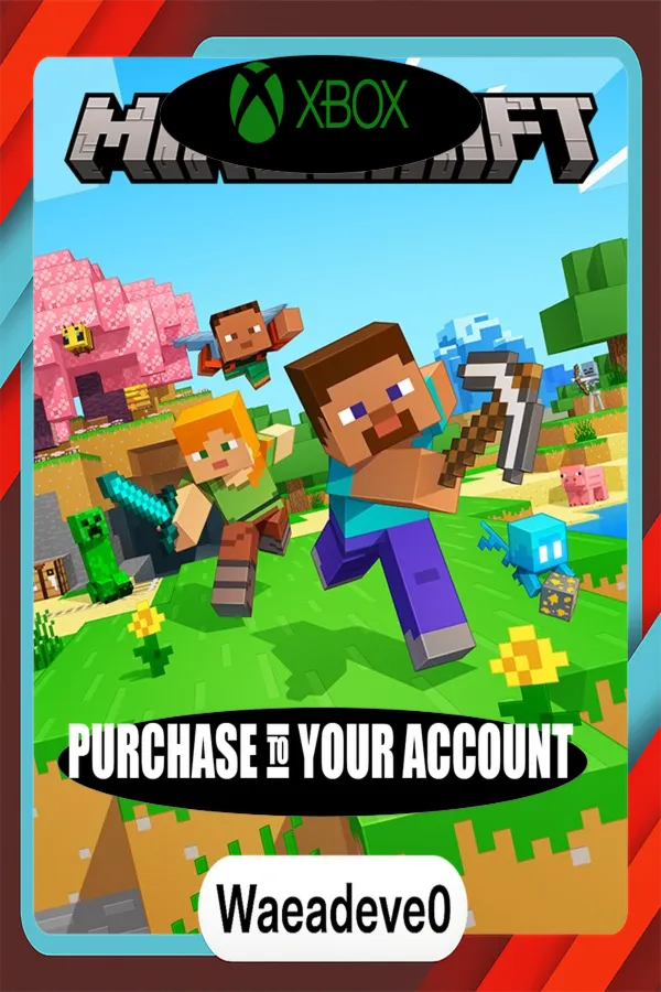 Minecraft Xbox – Purchase for Your Account